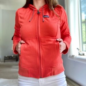 Patagonia medium zip-up polartec hoodie